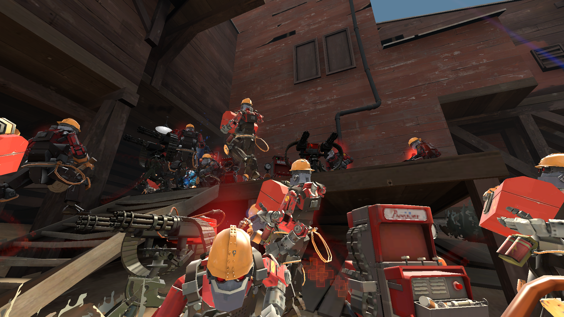 picture of engineer bots building